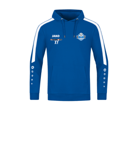 JAKO Power Hoody Kids Blau Weiss F400