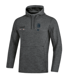 JAKO Premium Basic Kapuzensweatshirt Grau F21