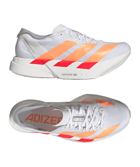 adidas Dames Adizero Adios Pro 4 Loopschoen Wit - wit