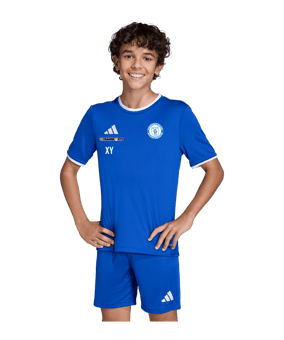 adidas Entrada 26 Trikot Kids Blau