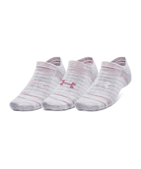 Under Armour Ess No Show 3er Pack Socken Weiss - weiss