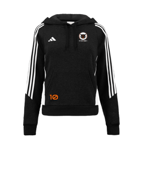 adidas Tiro 24 Hoody Damen Schwarz Weiss