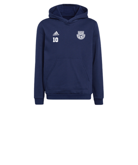 adidas Entrada 22 Hoody Kids Blau