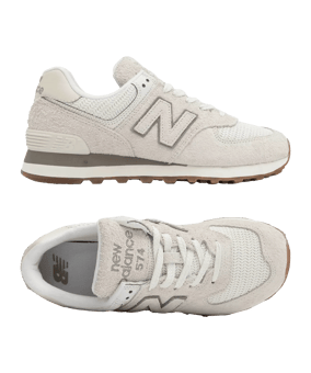 New Balance 574 Sneaker Damen Weiß - weiss