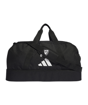 adidas Tiro League Duffel Bag Gr. M Schwarz Weiss