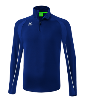Erima Liga Star HalfZip Sweatshirt Blau Weiss - blau