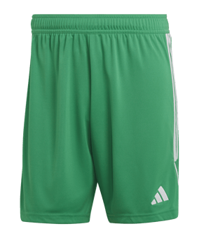 adidas Tiro 23 Short Dunkelgrün Weiss - gruen