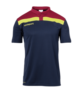 uhlsport Offense 23 Poloshirt Kids Blau Rot F13 - blau