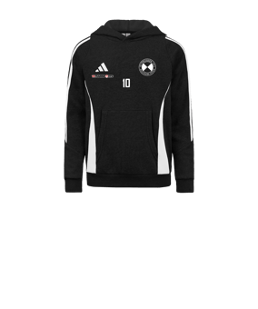 adidas Tiro 24 Hoody Schwarz Weiss