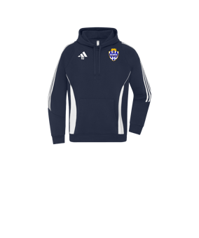 Sweat à capuche adidas Tiro 24 enfants bleu blanc 