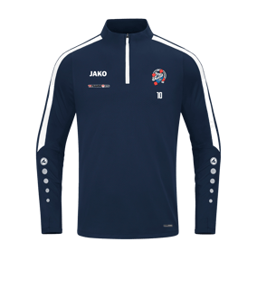 JAKO Power Sweatshirt Blau Weiss F900