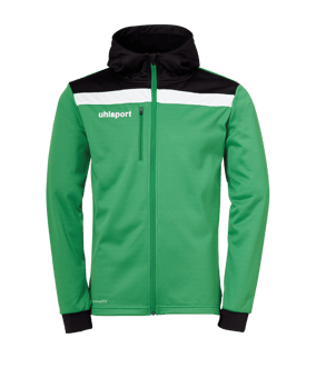 uhlsport Offense 23 Kapuzenjacke Kids Grün F06 - gruen