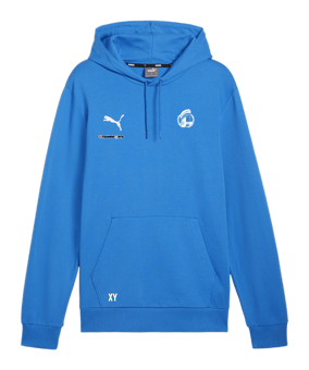 PUMA teamGOAL Casuals Hoody Blau F02
