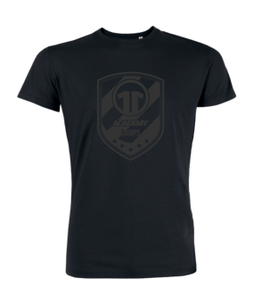 11ts Academy Shirt Allblack Schwarz - schwarz