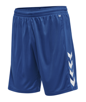 Hummel hmlCORE XK Poly Short Blau F7045 - blau