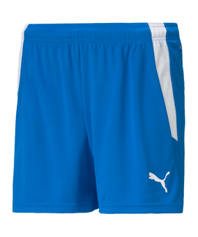 PUMA teamLIGA Shorts Damen Blau Weiss F02 - blau