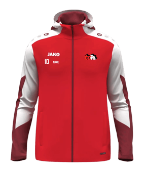 JAKO Dynamic Kapuzenjacke Rot F114