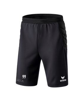 Erima Torwartshort Hose kurz Schwarz