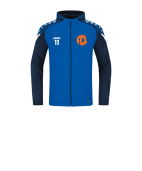 JAKO Performance Kapuzenjacke Kids Blau F403