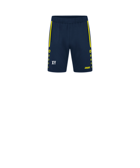 JAKO Allround Trainingsshort Kids Blau Gelb F904