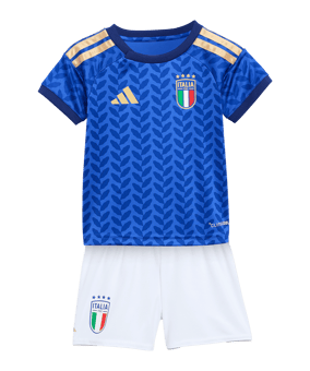 adidas Italien Babykit Trikot Set Home WM 2026 Kids Blau - blau