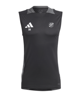 adidas Tiro 24 Competition Tanktop Schwarz Grau