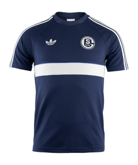 adidas Originals FC Schalke 04 T-Shirt Bleu - bleu
