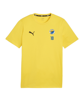 PUMA teamGOAL Casuals T-Shirt Gelb F07
