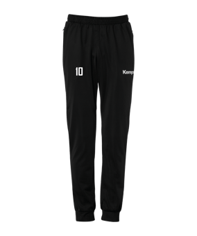 Kempa Lite Trainingshose Schwarz Weiss 01