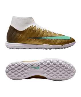 Nike Air Zoom Mercurial Superfly XI Academy TF Kylian Mbappe Gold C701 - oro