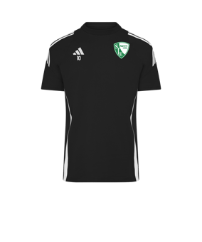adidas Tiro 24 T-Shirt Schwarz Weiss