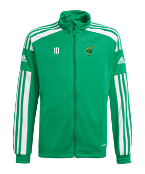 adidas Squadra 21 Trainingsjacke Kids Grün Weiss
