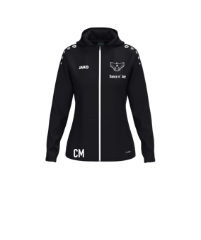 JAKO One Kapuzenjacke Damen Schwarz F800