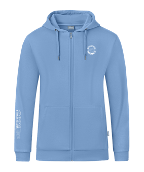 JAKO Organic Kapuzenjacke Blau F460