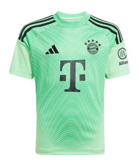 adidas FC Bayern München Torwarttrikot 2025/2026 Kids Grün - gruen