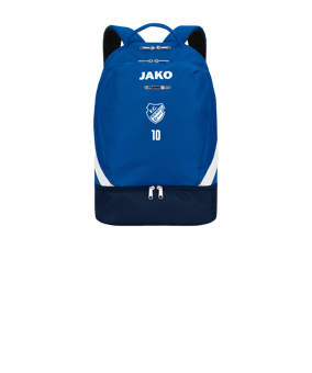 JAKO Iconic Rucksack mit Bodenfach Blau F403