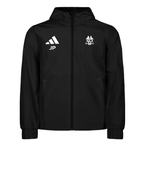 adidas Entrada 26 Regenjacke Schwarz