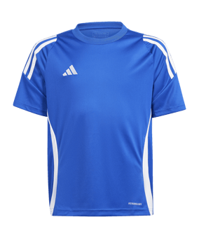 adidas Tiro 24 Trikot Kids Blau Weiss - blau
