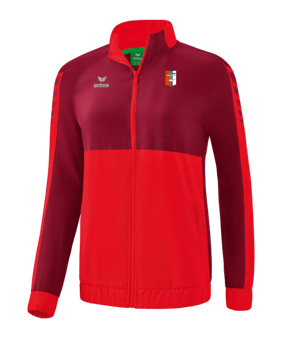 Erima Six Wings Präsentationsjacke Damen Rot