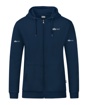 JAKO Organic Kapuzenjacke Blau F900