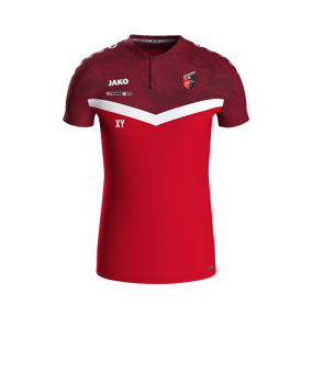 JAKO Iconic Poloshirt Rot F103
