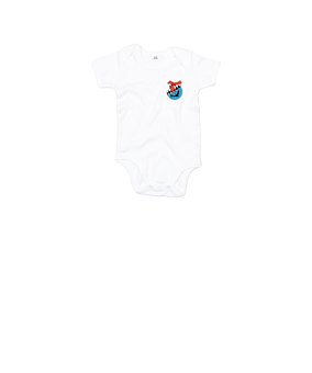 Merch Baby Body White | #logo4c