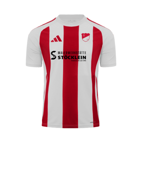 adidas Striped 24 Trikot Weiss Rot