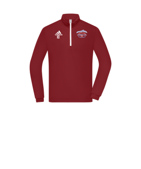 Sweatshirt à col zippé mi-haut enfant adidas Entrada 22 Rouge