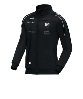 JAKO Classico Polyesterjacke Schwarz Weiss F08