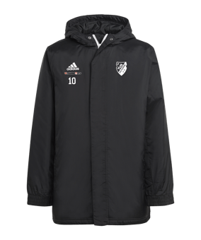 adidas Entrada 22 Stadium Jacke Kids Schwarz