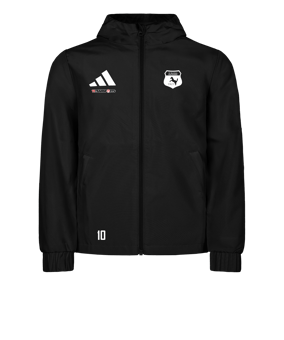 adidas Entrada 26 Regenjacke Schwarz