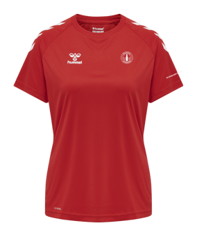 Hummel hmlCORE XK Poly T-Shirt Damen Rot F3062