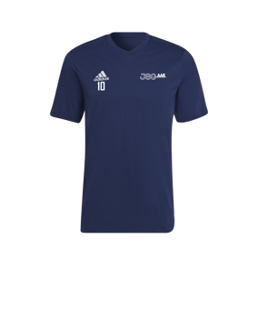 adidas Entrada 22 T-Shirt Blau