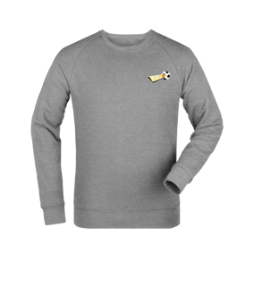 Merch Roller Sweatshirt Heather Grey | #justlogo4c
